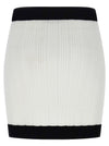 Balmain Two-tone Miniskirt