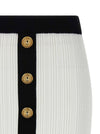 Balmain Two-tone Miniskirt