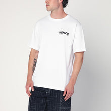  KENZO White cotton T-shirt with logo