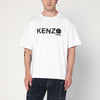 KENZO White cotton T-shirt with logo