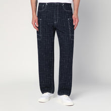 Kenzo Waves blue cargo jeans