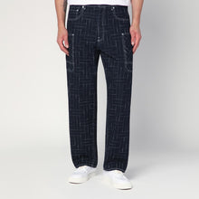  Kenzo Waves blue cargo jeans