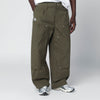 KENZO Khaki green cotton trousers