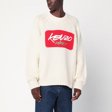  Kenzo x Futura 2000 sweater in white wool
