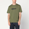 KENZO Khaki cotton T-shirt with logo