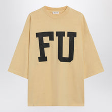  Fear of God Yellow oversized FU T-shirt