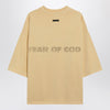 Fear of God Yellow oversized FU T-shirt