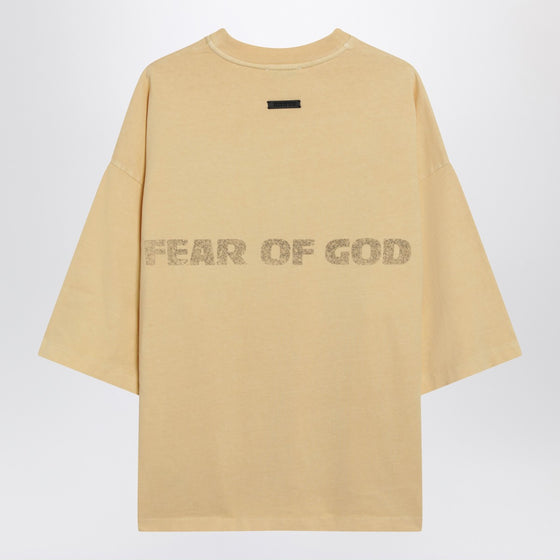 Fear of God Yellow oversized FU T-shirt
