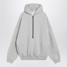  Fear of God Grey mélange hooded sweatshirt with zip