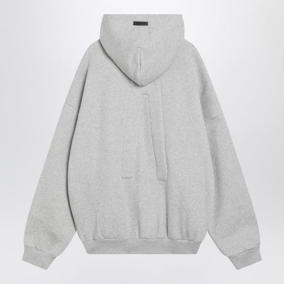Fear of God Grey mélange hooded sweatshirt with zip