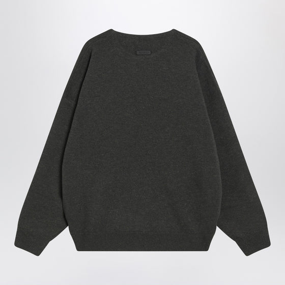 Fear of God Faded black crewneck sweater in wool