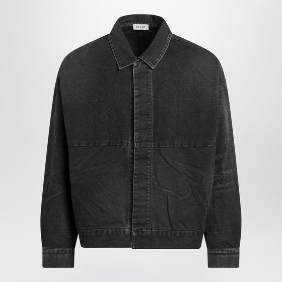 Fear of God Black faded canvas jacket