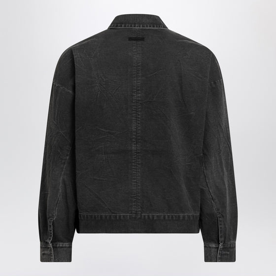 Fear of God Black faded canvas jacket