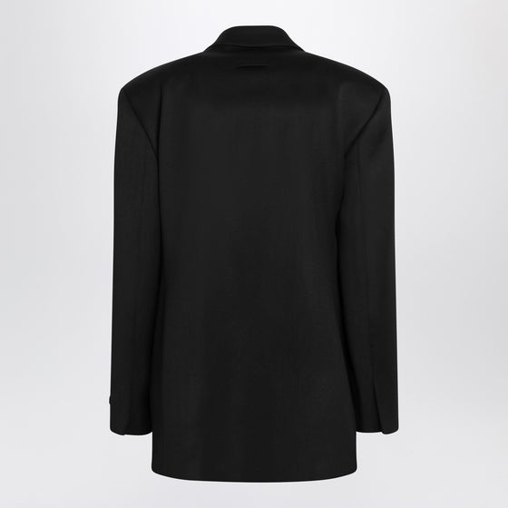 Fear of God Black double-breasted jacket in virgin wool