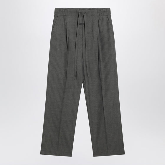 Fear of God Grey wool pants with drawstring