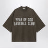 Fear of God Baseball Club heavy cotton jersey T-shirt in faded brown
