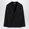 Fear of God Black wool jacket with shawl collar
