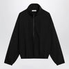 Fear of God Black ripstop wool jacket with black half zip