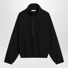Fear of God Black ripstop wool jacket with black half zip