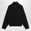 Fear of God Black ripstop wool jacket with black half zip