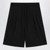 Fear of God Black baggy wool Bermuda shorts