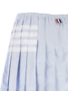 Thom Browne 4-bar Oxford Pleated Skirt