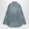 Fear of God Light blue shirt with faded denim effect
