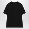 Balmain Black cotton crewneck t-shirt with logo