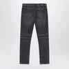 Balmain Grey washed slim biker jeans