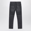 Balmain Grey washed slim biker jeans