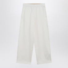  Max Mara White silk blend trousers