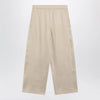 Max Mara Beige silk blend trousers