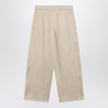 Max Mara Beige silk blend trousers