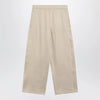 Max Mara Beige silk blend trousers