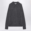 JOHN SMEDLEY Gray Finchley polo in cotton