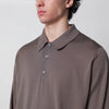 JOHN SMEDLEY Finchley moss beige cotton polo shirt