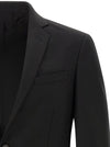 Fendi Black Mohair Kid Blazer