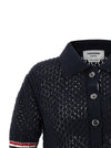 Thom Browne Hector Pointelle Polo Shirt
