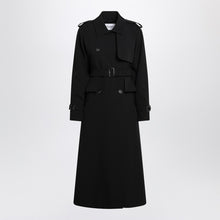  Max Mara Black long trench in sable