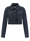 Fendi Ff Denim Bolero Jacket