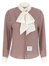 Thom Browne Removable Lavallière Collar Shirt