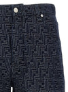 Fendi Bermuda Jeans Jacquard Ff