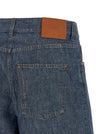 Fendi Chambray Denim Shorts