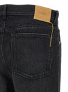 Fendi Yellow Stitching Jeans With Visible Thread