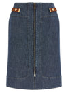 Fendi Chambray Denim Skirt
