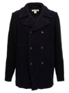 Comme Des Garcons Shirt Double-breasted Wool Coat