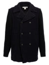 Comme Des Garcons Shirt Double-breasted Wool Coat