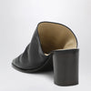 LEMAIRE Brown lambskin mules with block heel