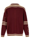 Found Fin Varsity Collared Cardigan