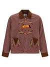 Found Canvas Jacket With Embroideries
